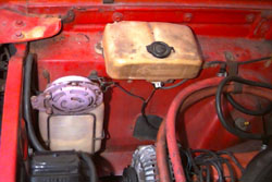 The original Chrysler fluids containers and Road Runner horn